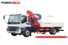 ISUZU FTR 4×4 Truck Mounted Knuckle Boom Crane Palfinger SPK23500