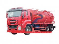 Hot sale ISUZU GIGA sewer cleaner truck