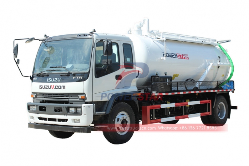 Good price ISUZU FTR 10CBM sewer vacuum truck for sale