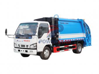 ISUZU NKR 8CBM waste compactor truck for sale