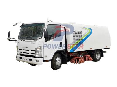 Isuzu NPR street cleaner truck