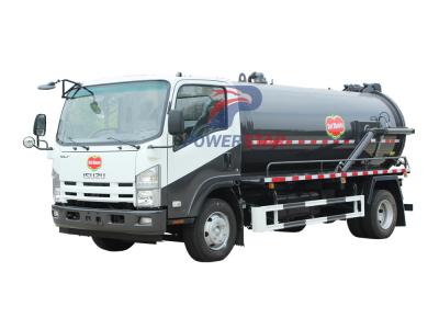 Isuzu NPR Sewage Vacuum Truck for Philppines Del monte