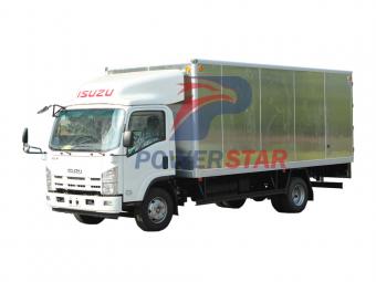 New Isuzu Aluminum van truck with factory direct sale