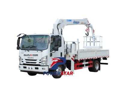  Isuzu 700P manlift truck with basket