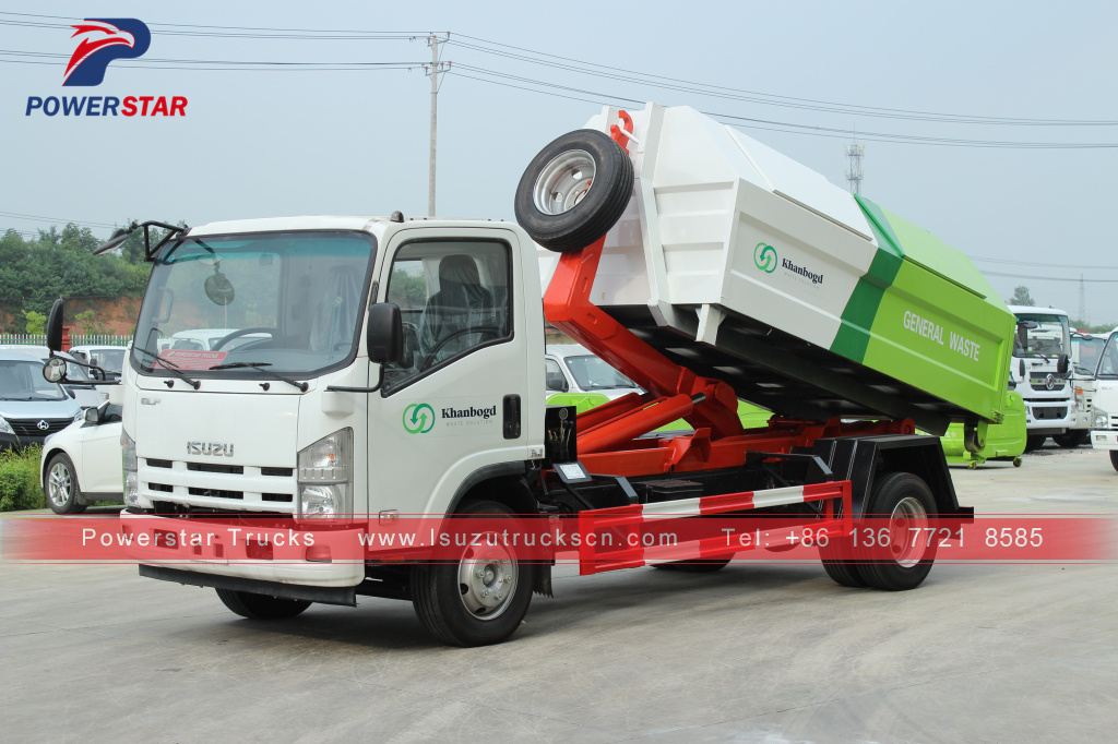 Truk Sampah Hooklift Mongolia untuk dijual
    