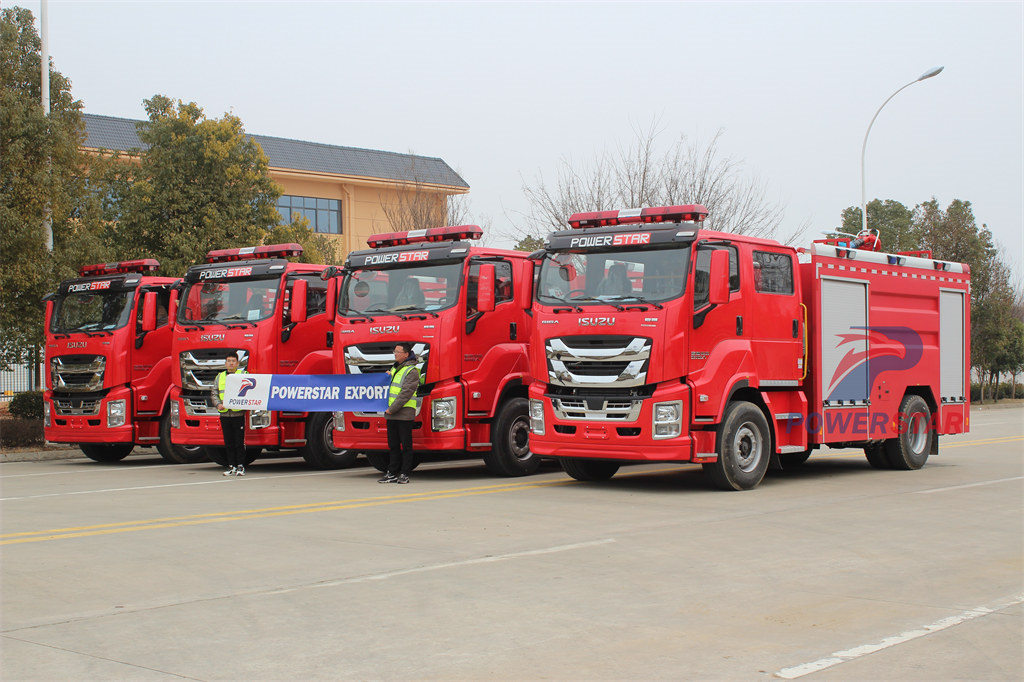 Truk Pemadam Kebakaran Berat Isuzu GIGA Filipina 4 unit
    