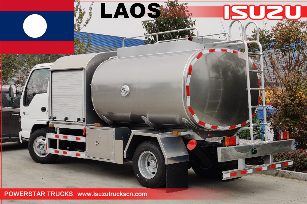 Laos - 1 unit Truk Tanker Pengisian Bahan Bakar Pesawat ISUZU
    