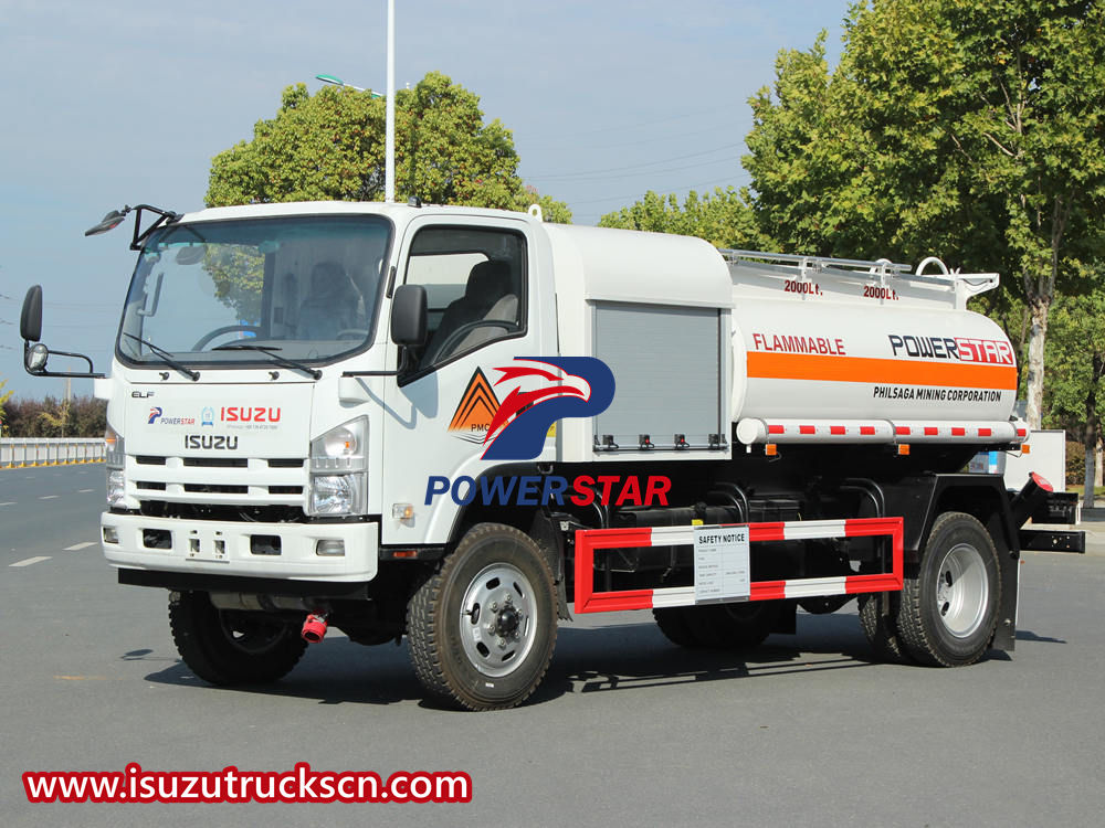 Truk tanker diesel off road Isuzu 4x4 Filipina
    