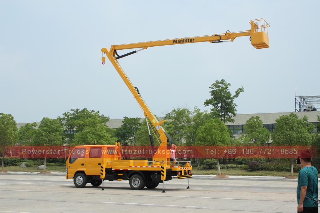 Truk Platform Kerja Isuzu Aerial Manlift 16m Filipina
    