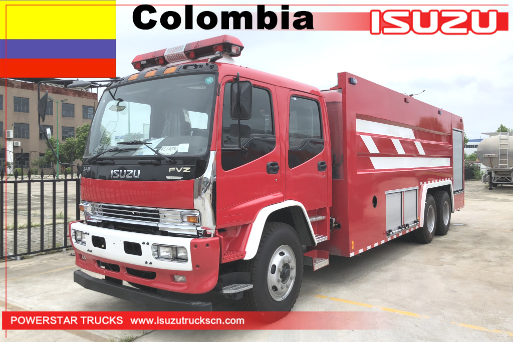 Kolombia - 1 unit Truk Pemadam Kebakaran Air Isuzu
    