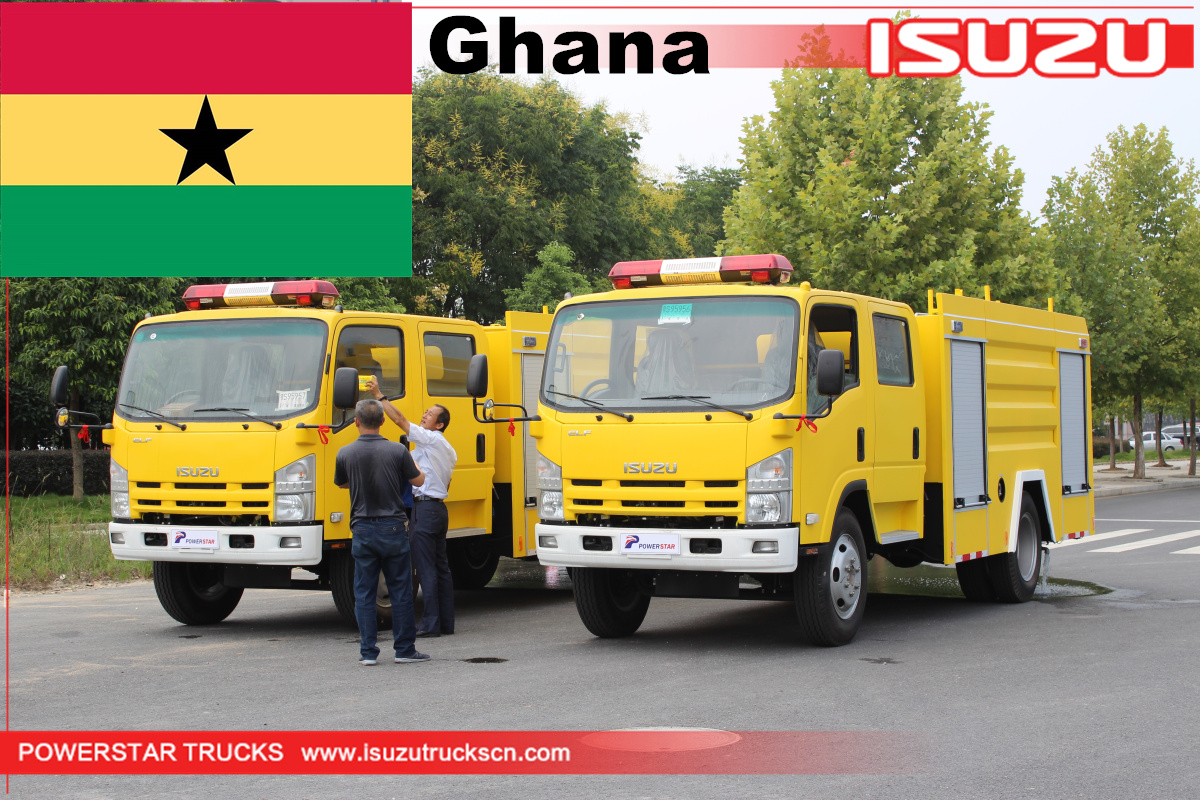 Ghana - 2 Unit Truk Pemadam Kebakaran Air ISUZU
    