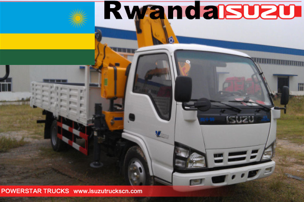 Rwanda - 1 Unit Isuzu Knuckle boom truck crane XCMG
    