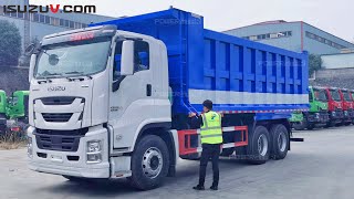 ISUZU GIGA 6x4 menggerakkan Truk Tipper Dumping
    