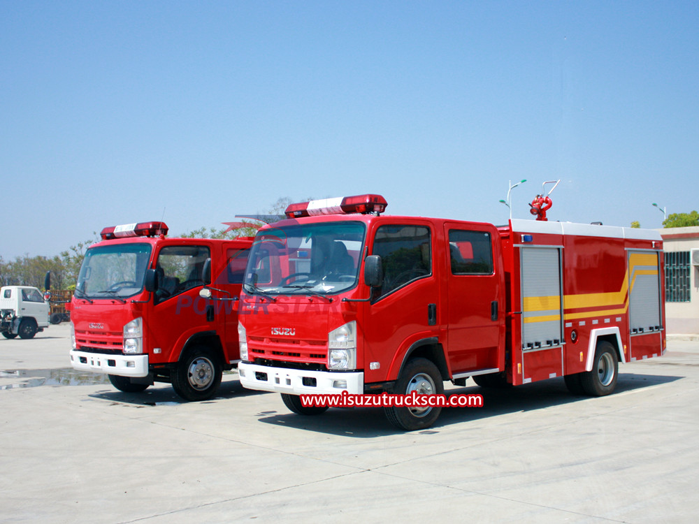 Struktur, Fungsi dan Kegunaan Truk Pemadam Kebakaran ISUZU
    