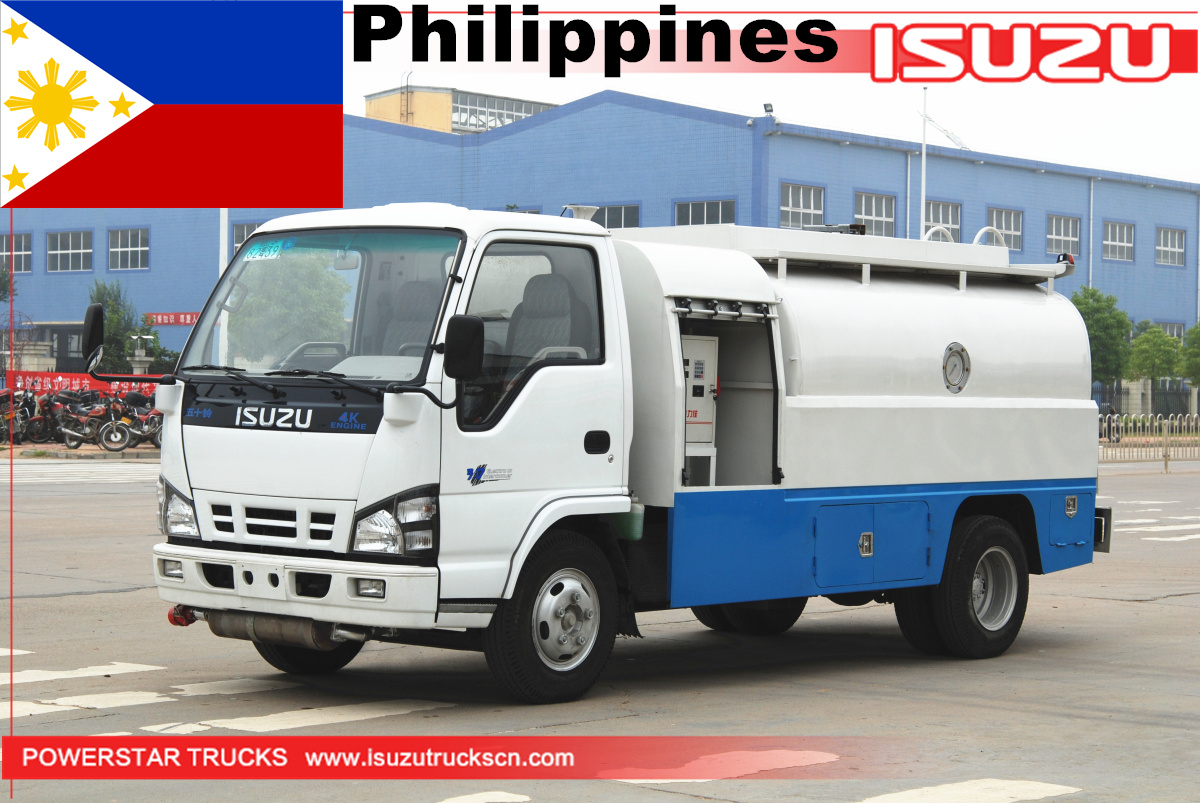 Filipina - 1 Unit truk tanker pengisian bahan bakar Isuzu
    