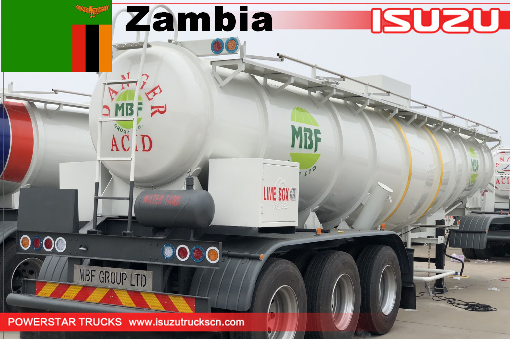 Grup MBF Zambia - 8 unit Trailer Tangki Asam
    