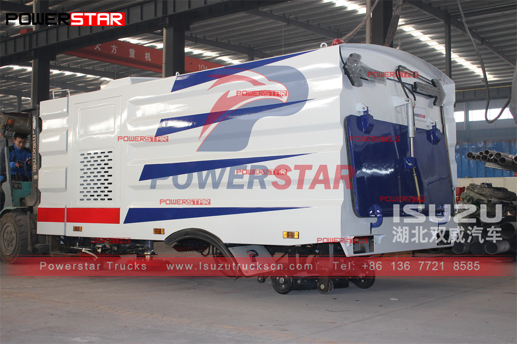 Kit penyapu jalan POWERSTAR 5000L akan dipasang pada sasis seri HINO 300 dan diekspor ke Indonesia
    