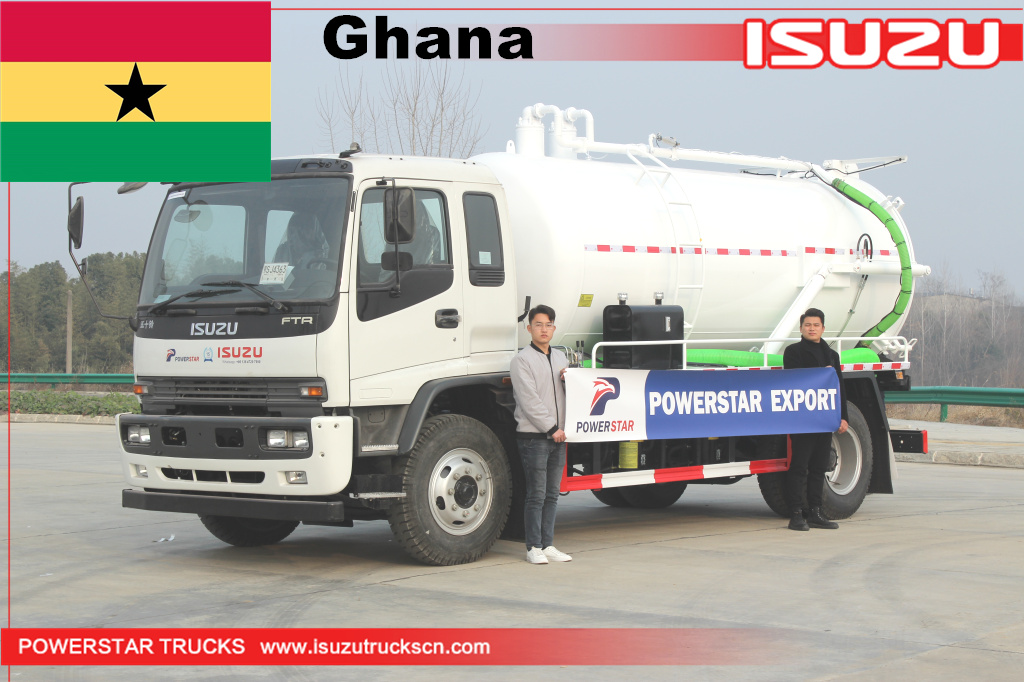 Ghana- Truk Pompa Vakum Limbah ISUZU FTR
    