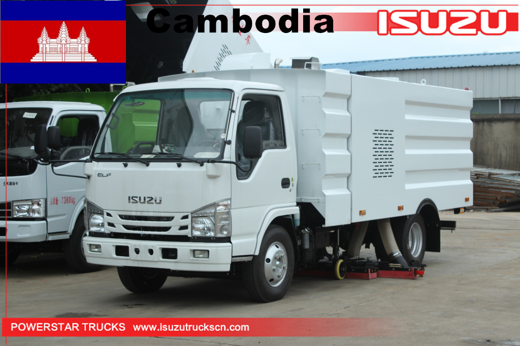 Kamboja - 1 unit Truk Penyapu Vaksin ISUZU
    