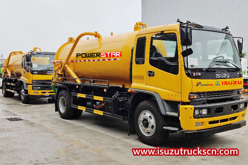 Truk Pengisap Limbah Vakum ISUZU FTR BARU 14,000L
    