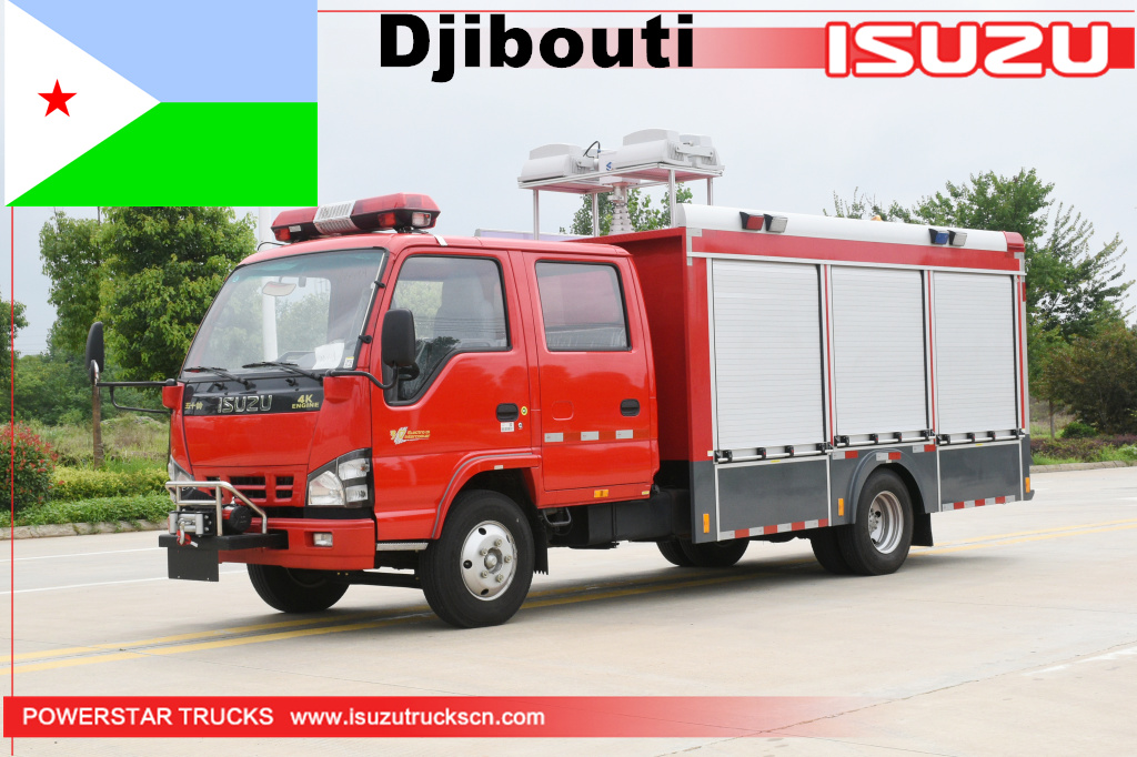 Djibouti - 1 unit Truk Pemadam Kebakaran Penyelamat ISUZU
    