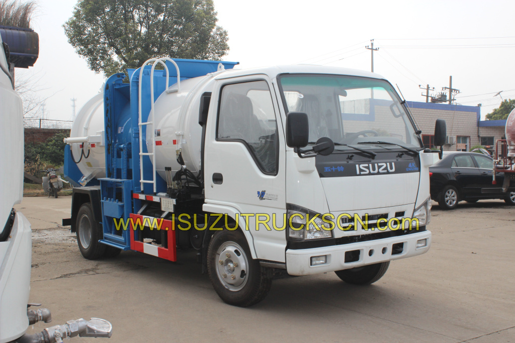 Truk Pengumpul Sampah Makanan Truk sampah Isuzu
    