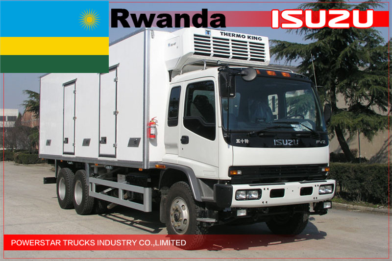 Truk Kulkas Isuzu untuk Rwanda
    