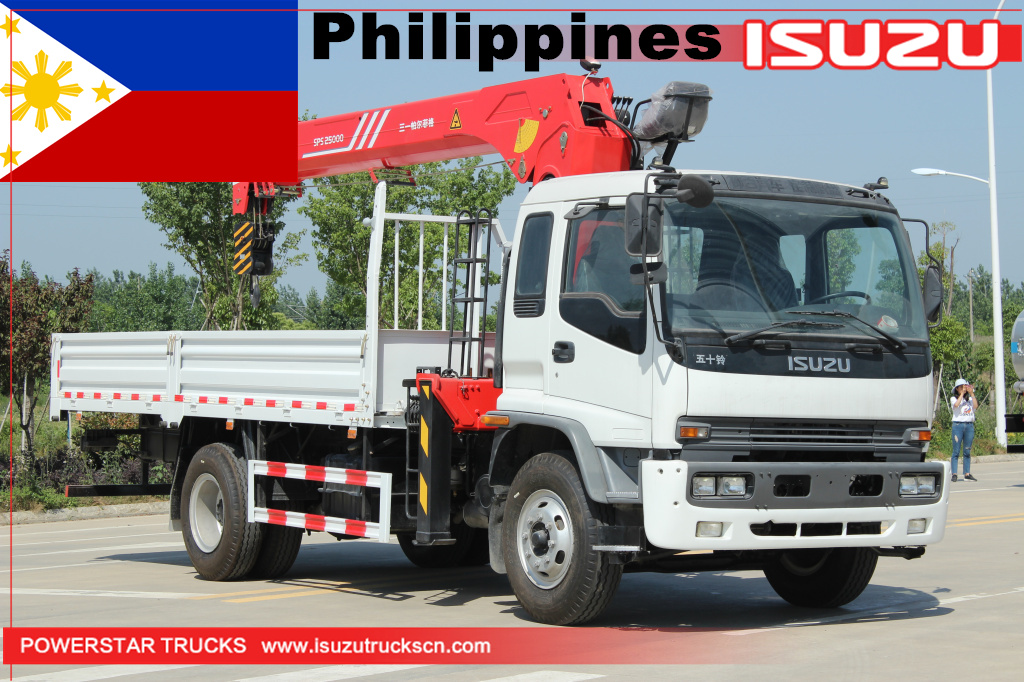 Filipina - Truk ISUZU dengan derek Palfinger
    