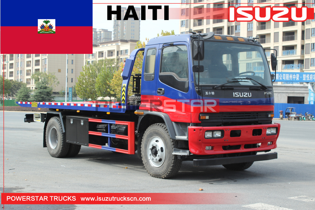 HAITI - 1 unit Truk Derek Penghancur Jalan Flatbed ISUZU FVR
    