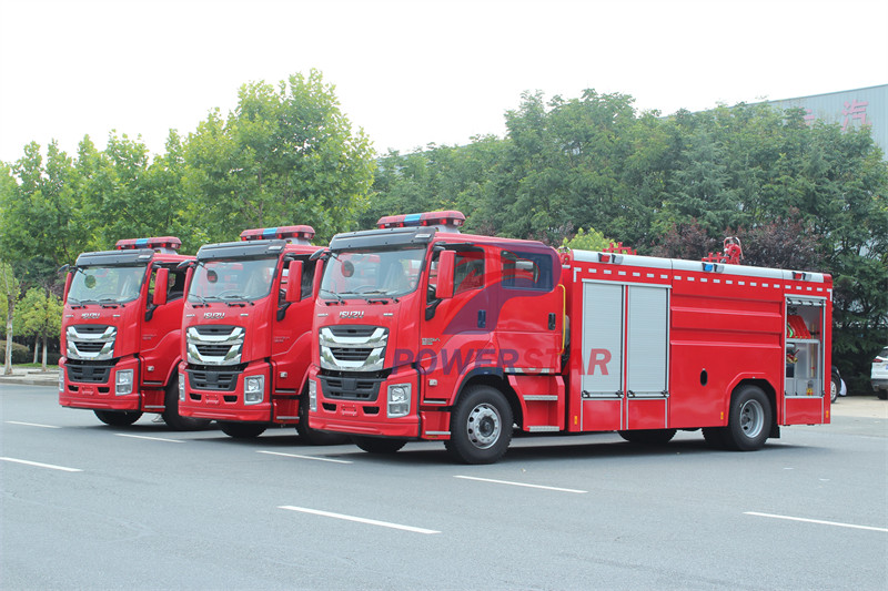 Filipina - 3 unit truk pemadam kebakaran Mesin Pemadam Kebakaran Air ISUZU GIGA
    