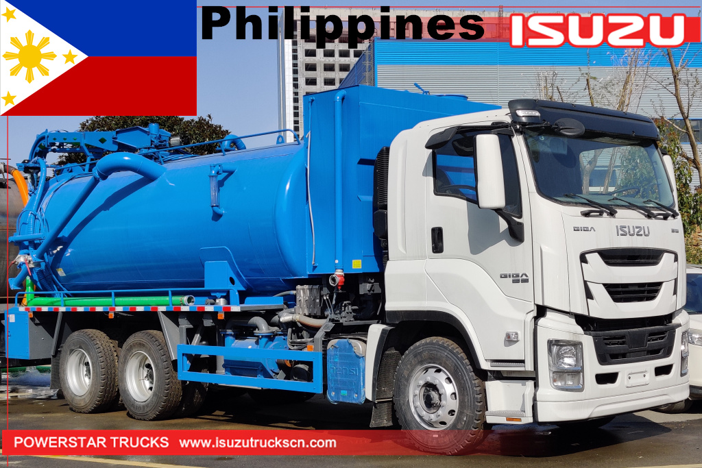 Filipina - 1 unit Truk Pembersih Saluran Pembuangan Kombinasi ISUZU GIGA
    