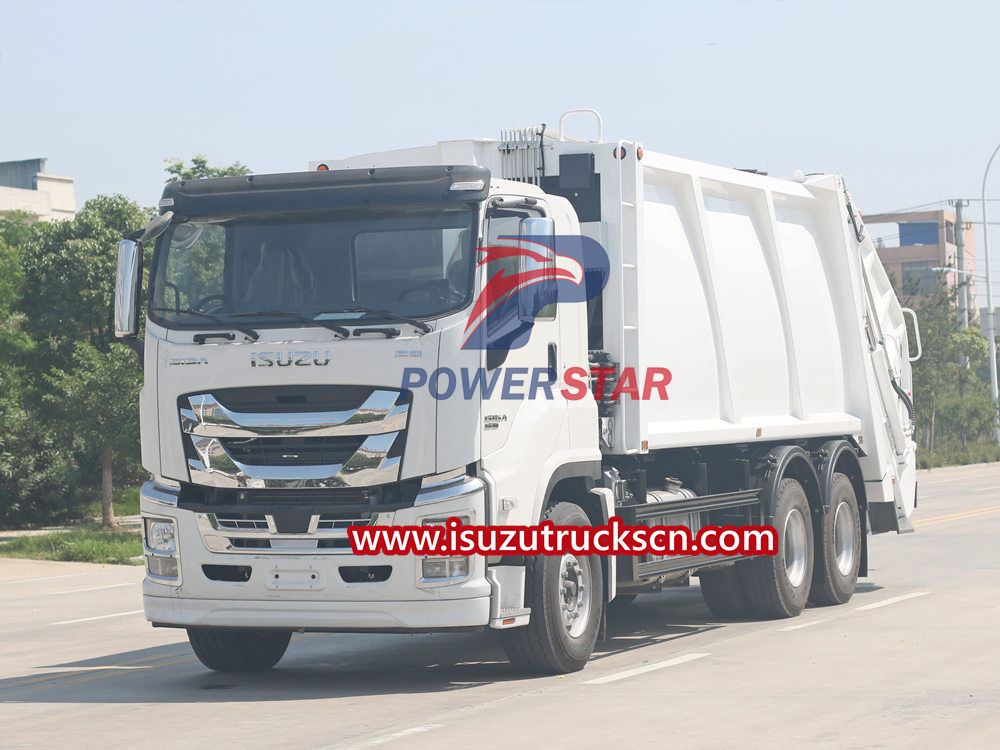 Keunggulan truk penghancur sampah Isuzu GIGA tahun 2024
    