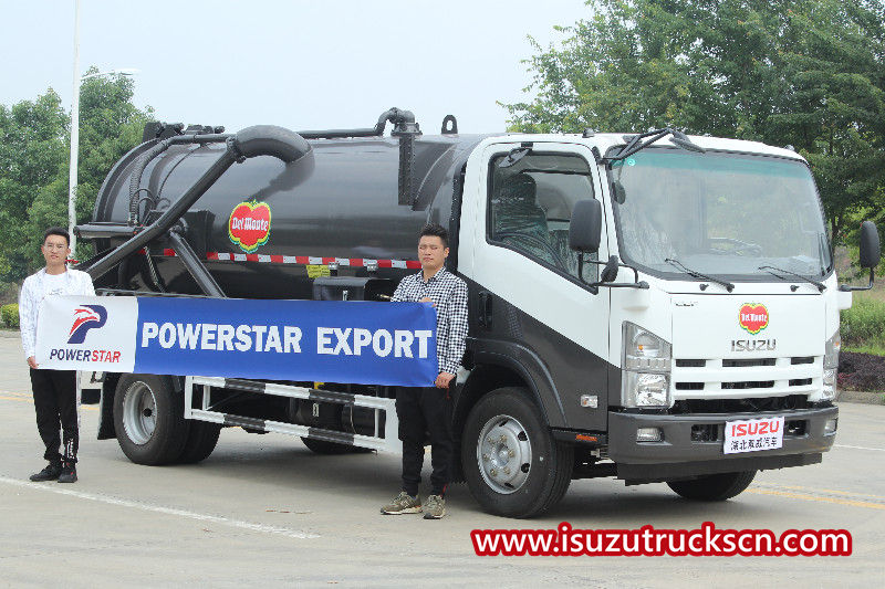 Filipina Del Monte Sewage Suction Truck Vacuum Tanker untuk dijual
    