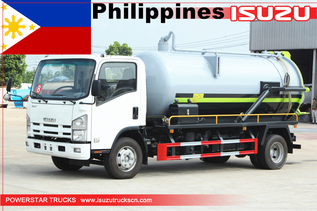 Filipina- 3 unit Truk Vakum Penghisap Limbah ISUZU NPR
    