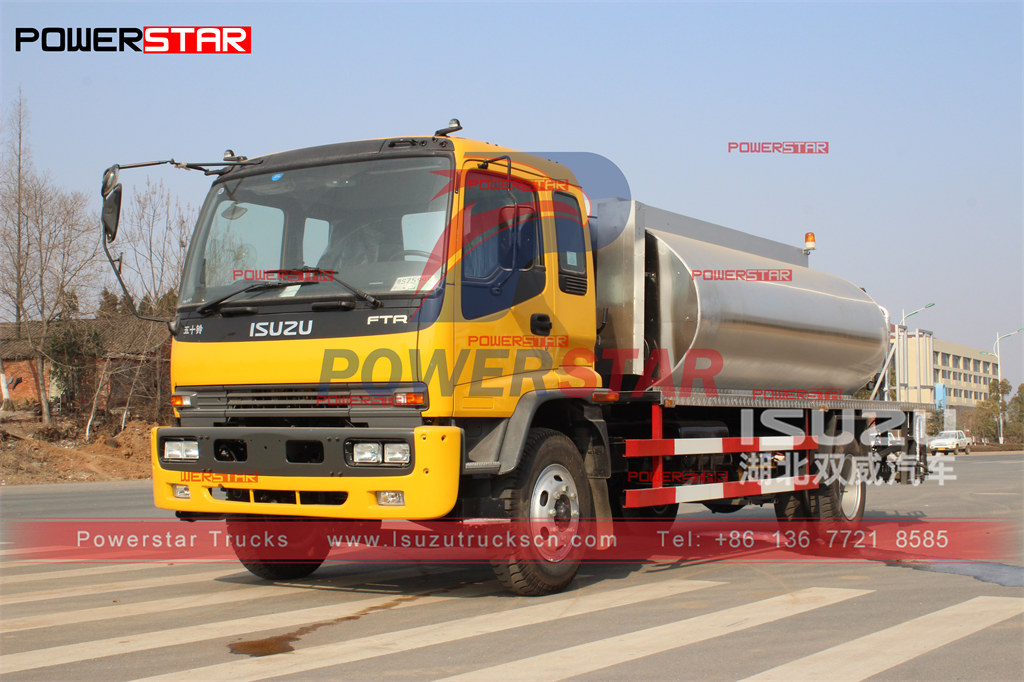 Manual pengoperasian truk Distributor Aspal intelijen ISUZU FTR mengekspor Myanmar
    