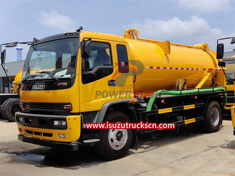 penggunaan truk saluran pembuangan daur ulang air
    