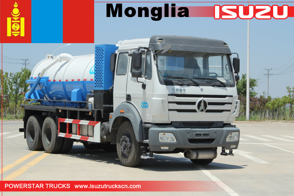 Monglia - 2 unit Truk Tanker Limbah Beiben
    