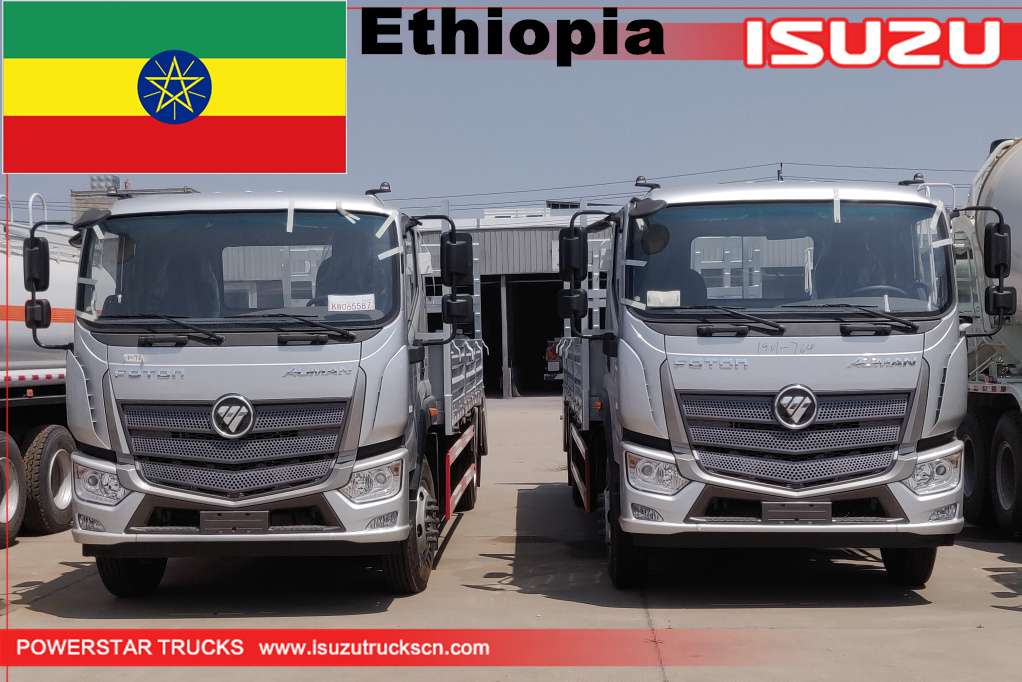 Etiopia - 2 unit Truk Penghancur Flatbed FOTON
    