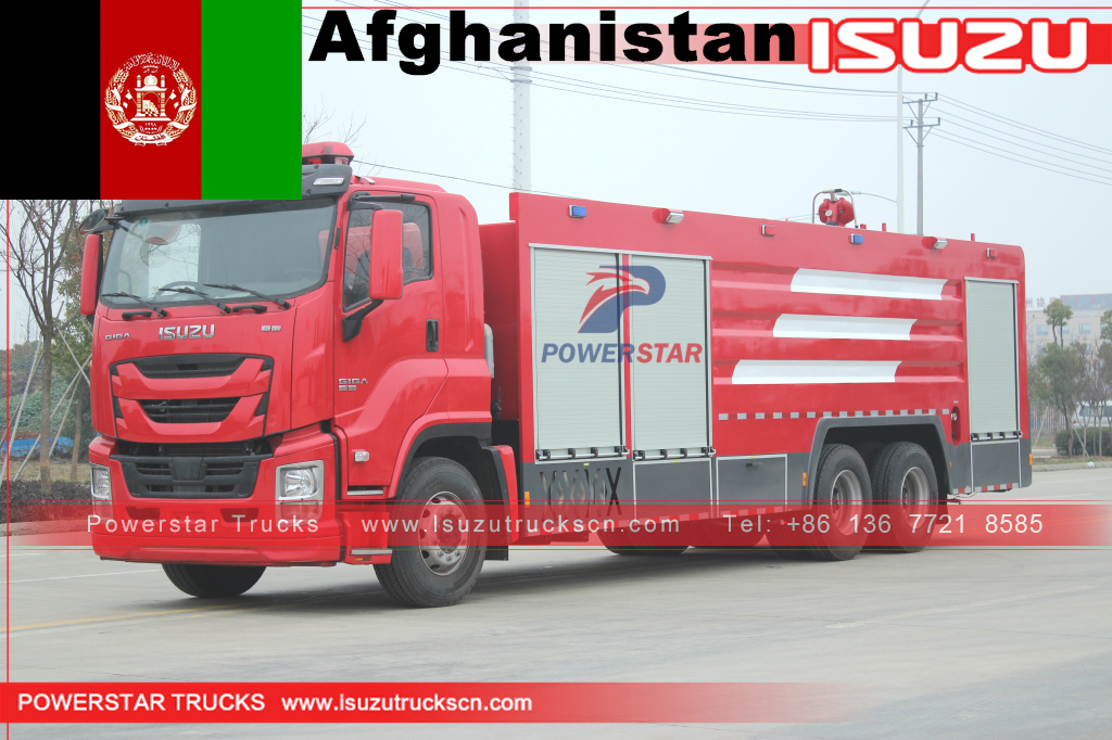 Afganistan- Truk Pemadam Kebakaran ISUZU GIGA
    