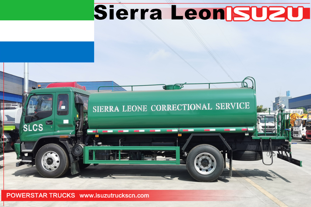 Sierra Leone - 1 unit Truk Tangki Air ISUZU FVR
    