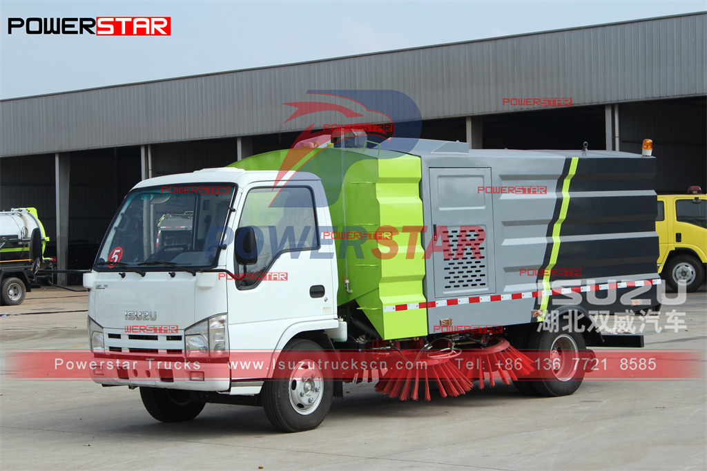 Ekspor manual pengoperasian Truk Penyapu Jalan ISUZU 5cbm ke Dubai
    