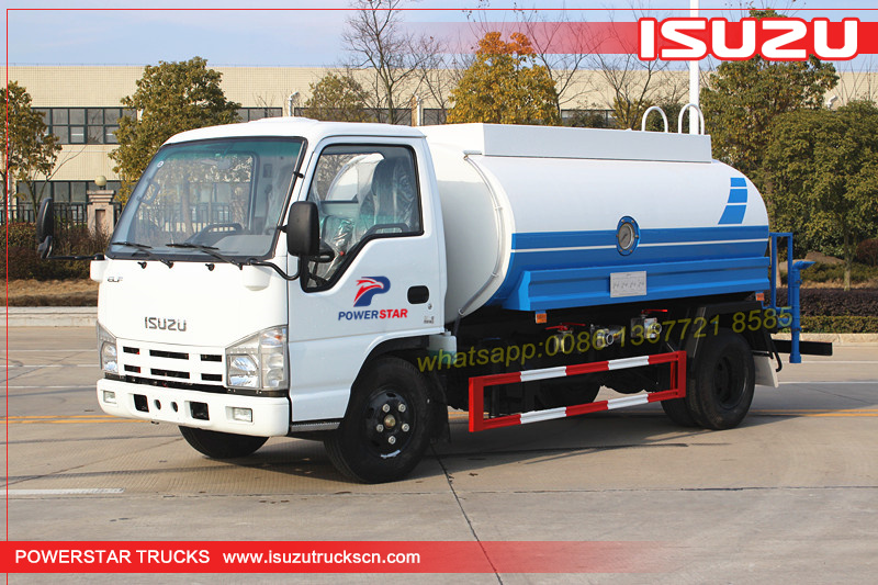 Pelanggan membuat truk air bowser air ISUZU
    