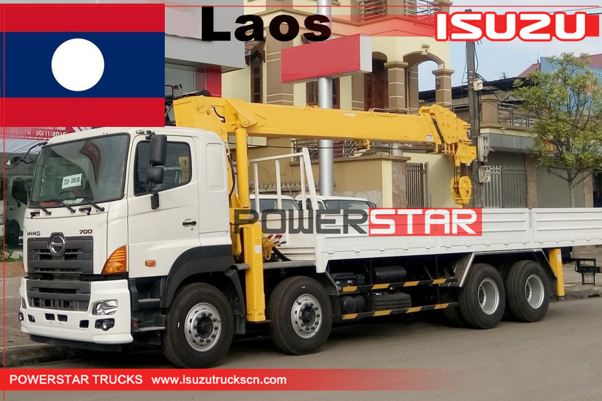 Laos - 1 unit Truk Hino700 dengan crane
    