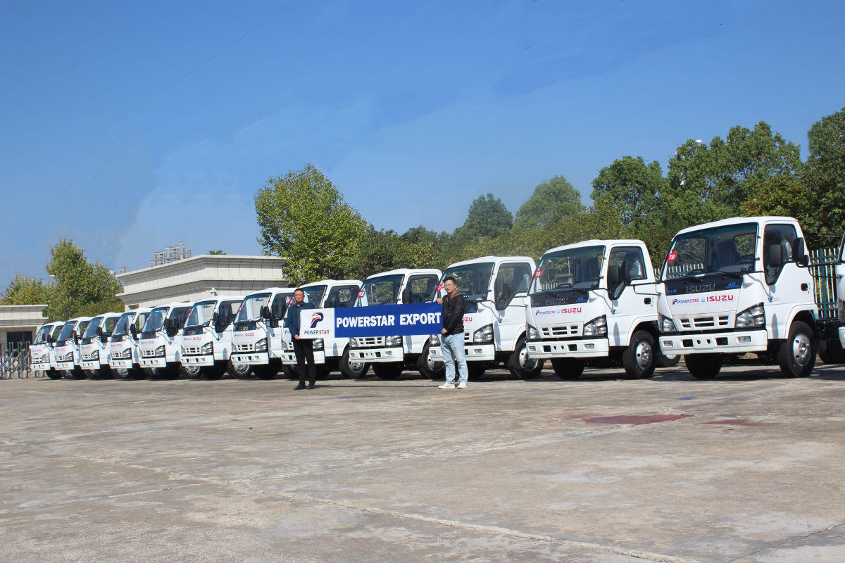 Moldova 20 unit truk sasis Isuzu NKR 600P Cabin