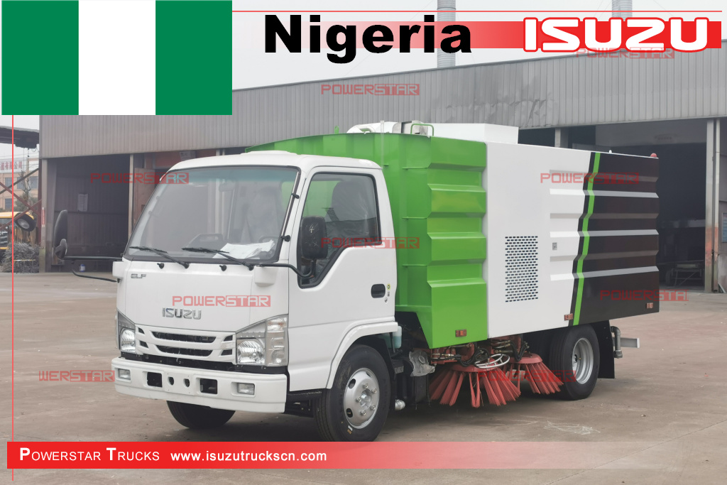 Nigeria - Truk penyapu jalan Isuzu ELF
    