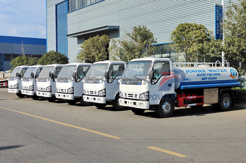 Truk Isuzu Water Bowser untuk Ghana
    