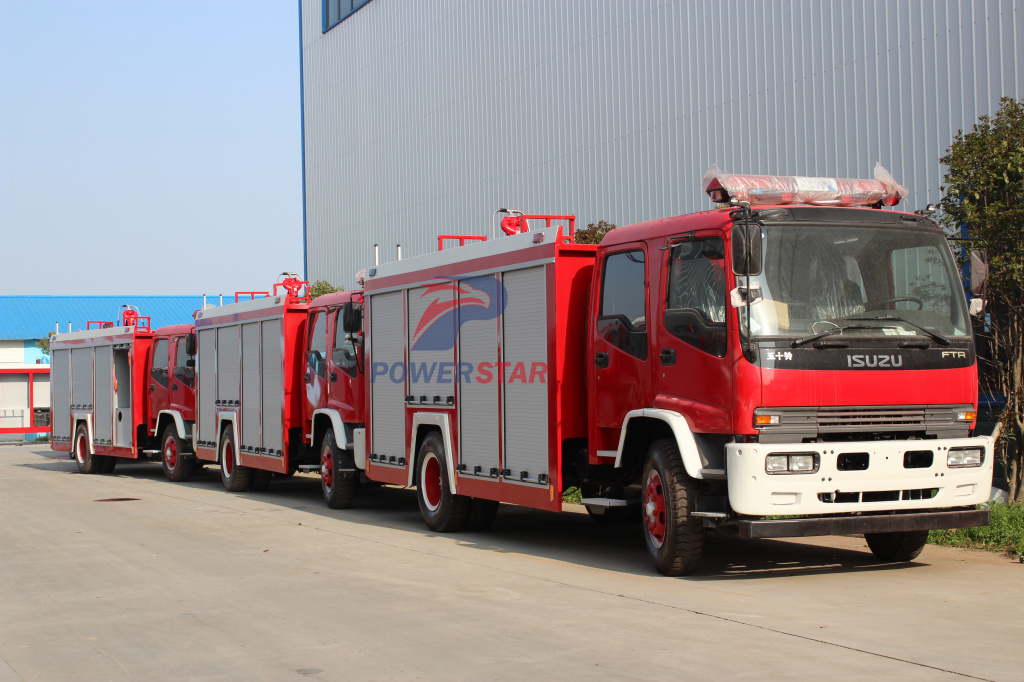 Pasokan Profesional Truk Pemadam Kebakaran Isuzu Truk Pemadam Kebakaran Jenis Busa Air
    