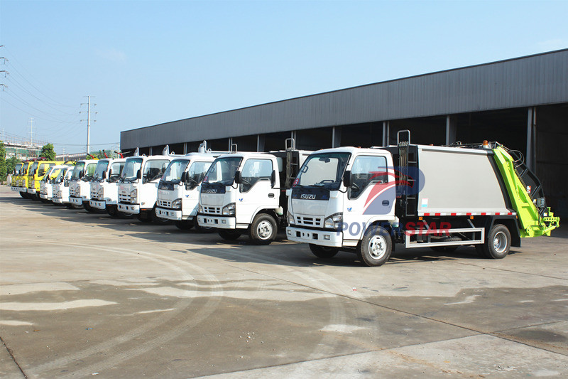 Angola - 4 unit truk Pemadat Sampah ISUZU 6cbm
    