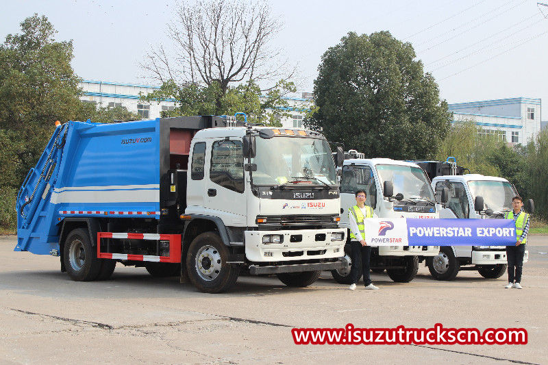 Truk Pemadat Sampah ISUZU FVR 16CBM
    