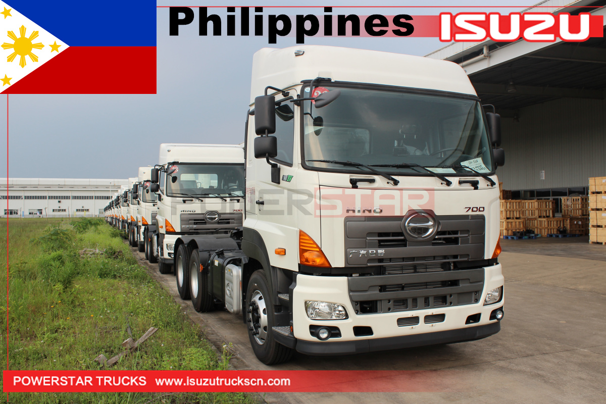 Filipina - 22Unit Truk Traktor Prime Mover 10 Roda GAC ​​Hino700
    